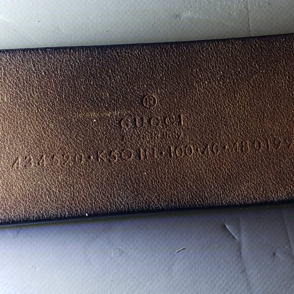 Gucci Borwn GG Supreme Kingsnake Belt - Picture 9 of 16